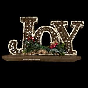 [EXCELLENT] {JOY Clay Ceramic Table Holiday Decor}